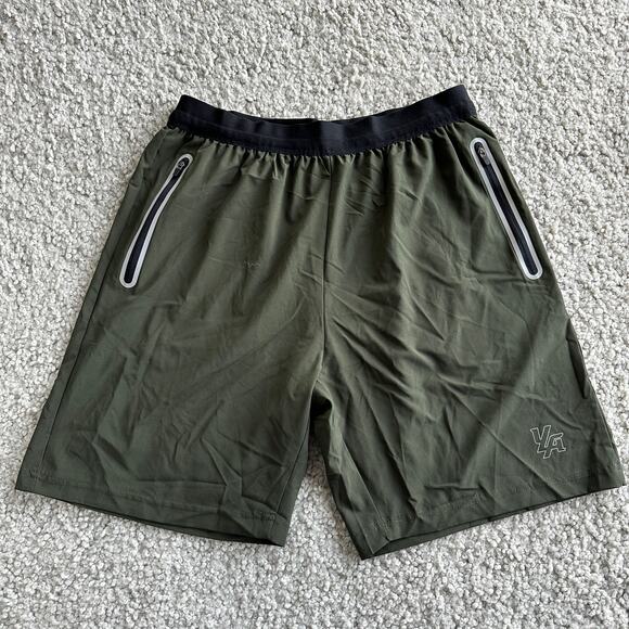 YoungLA Other - Men's YoungLA Running Shorts, Dark Olive Green, NWT, L